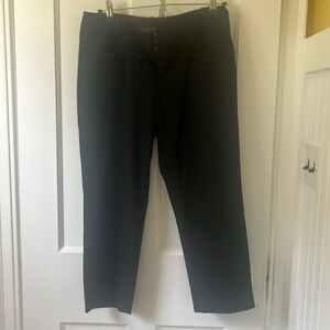 The Limited Drew Fit Cropped Black Pants (size 8 petite)